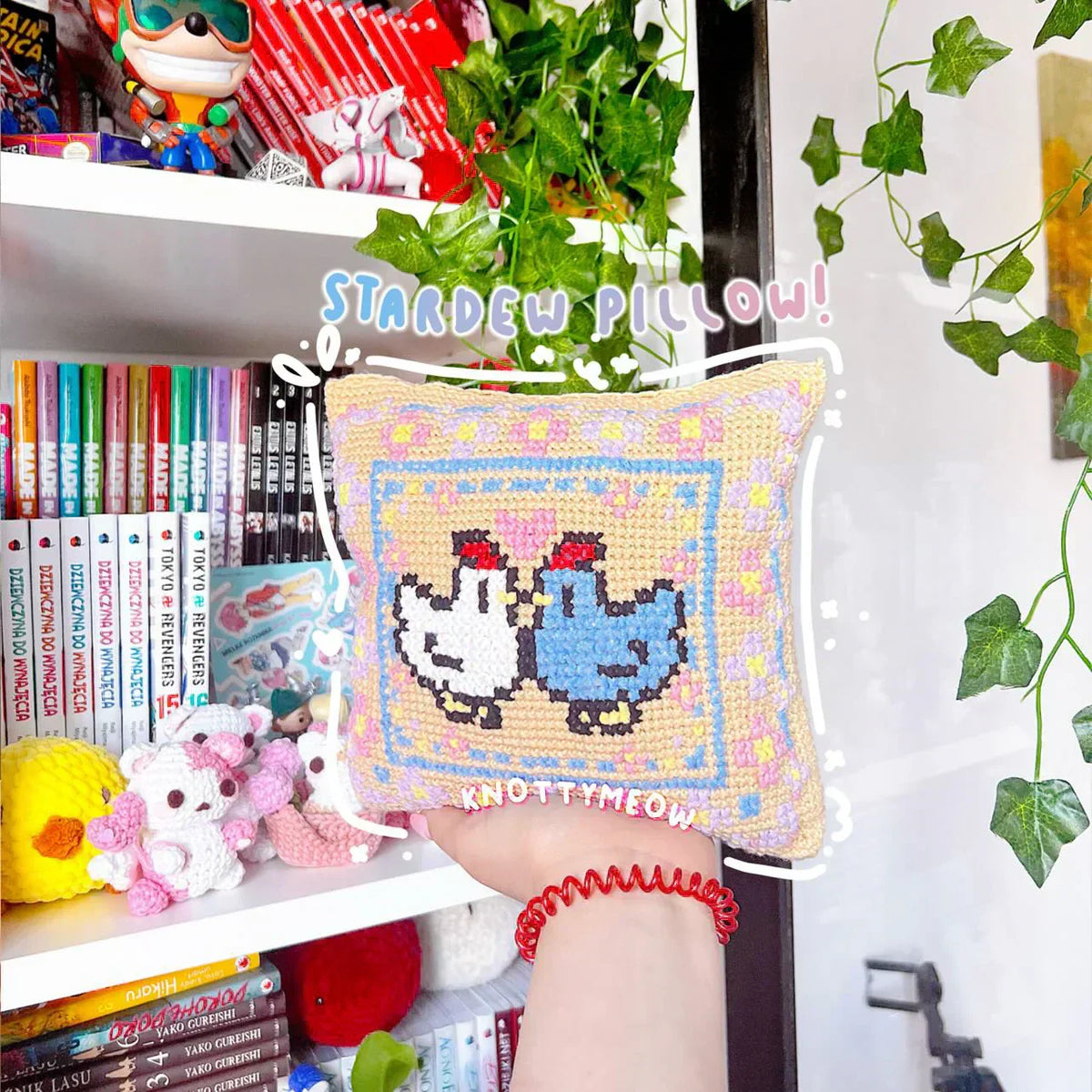 Stradew Valley Chicken & Egg Pillow Crochet PATTERN