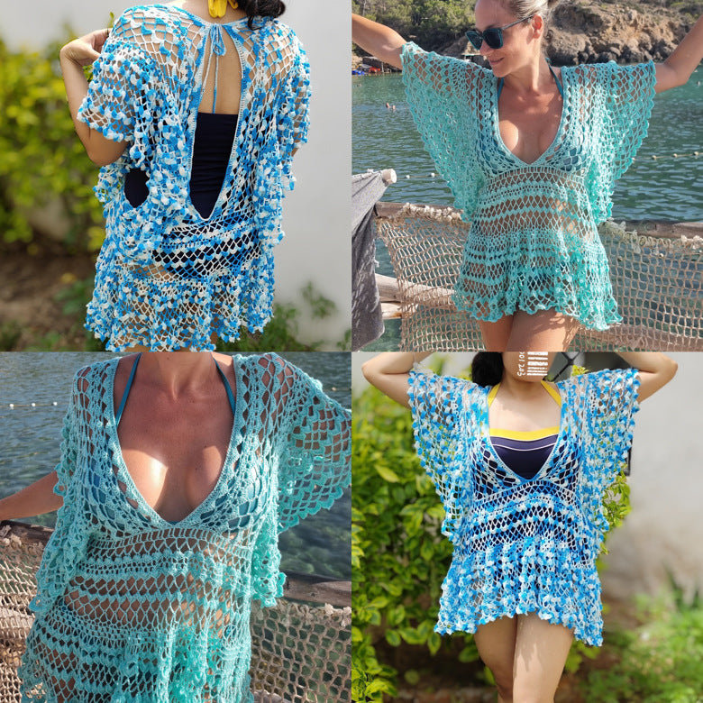 Butterfly Beach Cover-up Crochet Pattern