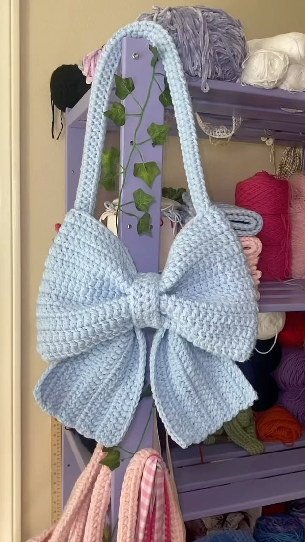 Crochet Bow Bag Pattern