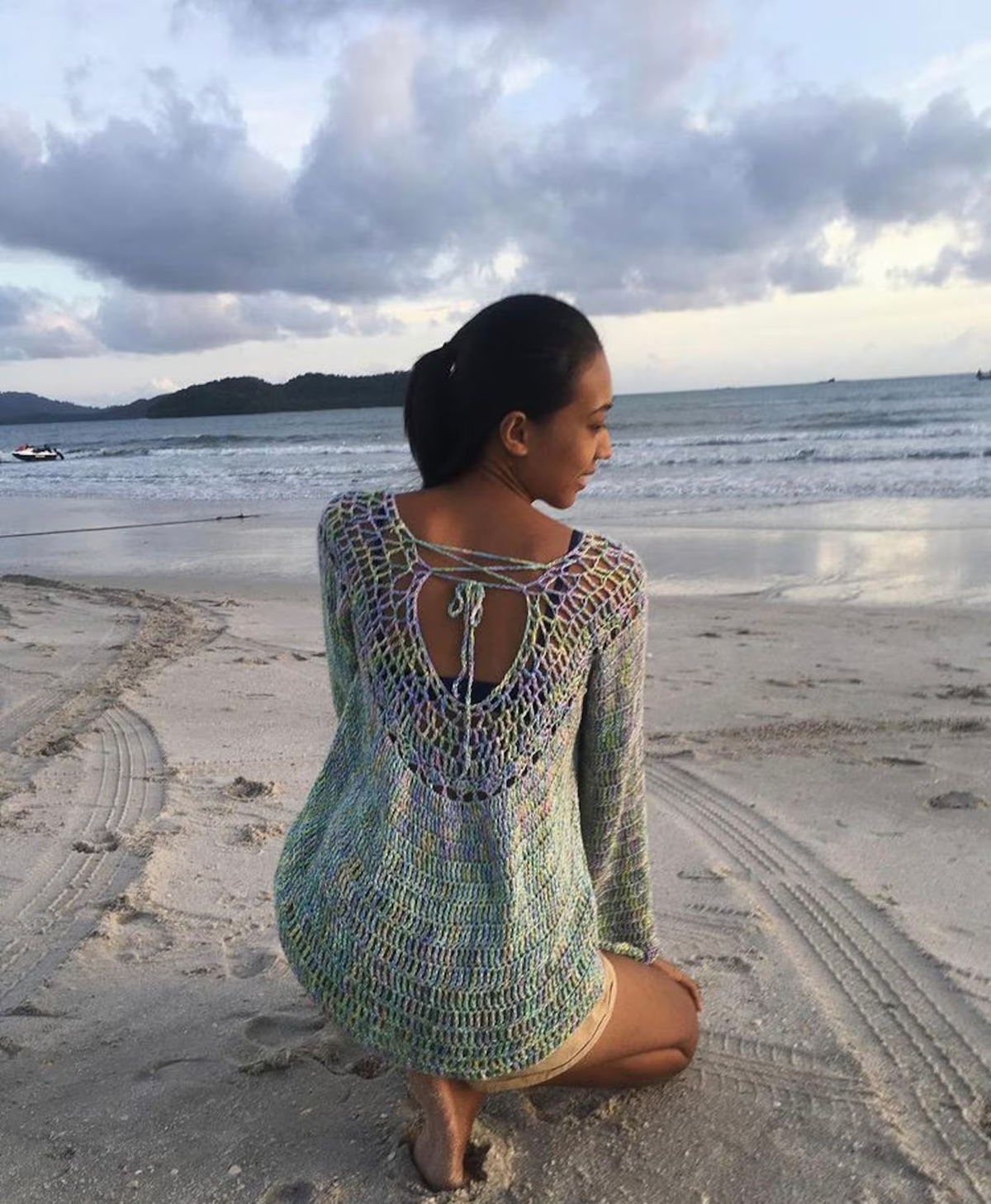 Flowy Beach Cover Up Crochet Pattern