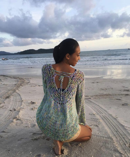 Flowy Beach Cover Up Crochet Pattern