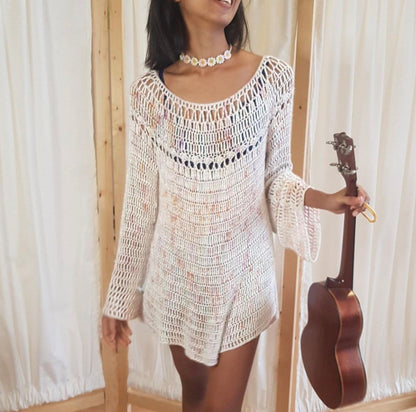 Flowy Beach Cover Up Crochet Pattern