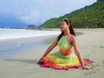 Summer Skirt Beachwear Crochet Pattern