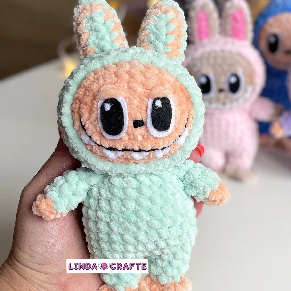 Labubu Amigurumi CROCHET PATTERN