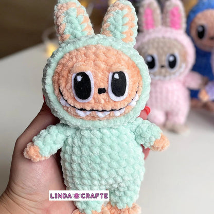 Labubu Amigurumi CROCHET PATTERN