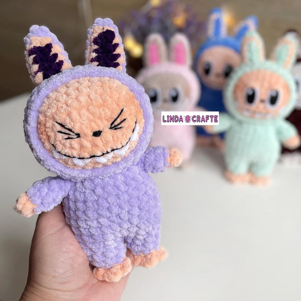 Labubu Amigurumi CROCHET PATTERN