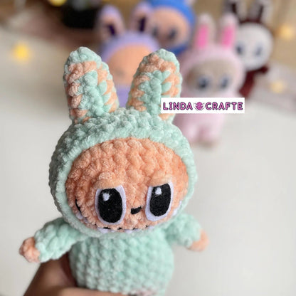 Labubu Amigurumi CROCHET PATTERN