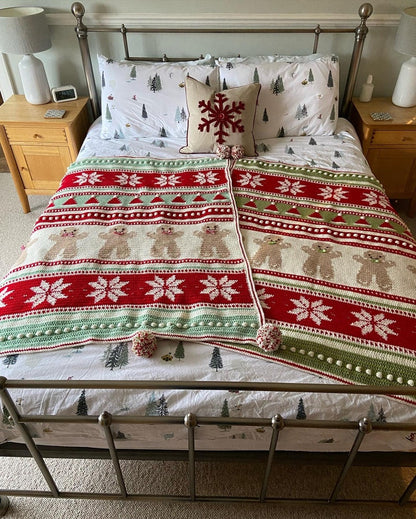 Christmas Blanket Crochet Pattern