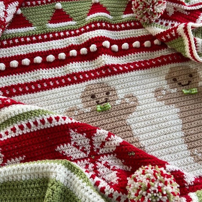 Christmas Blanket Crochet Pattern