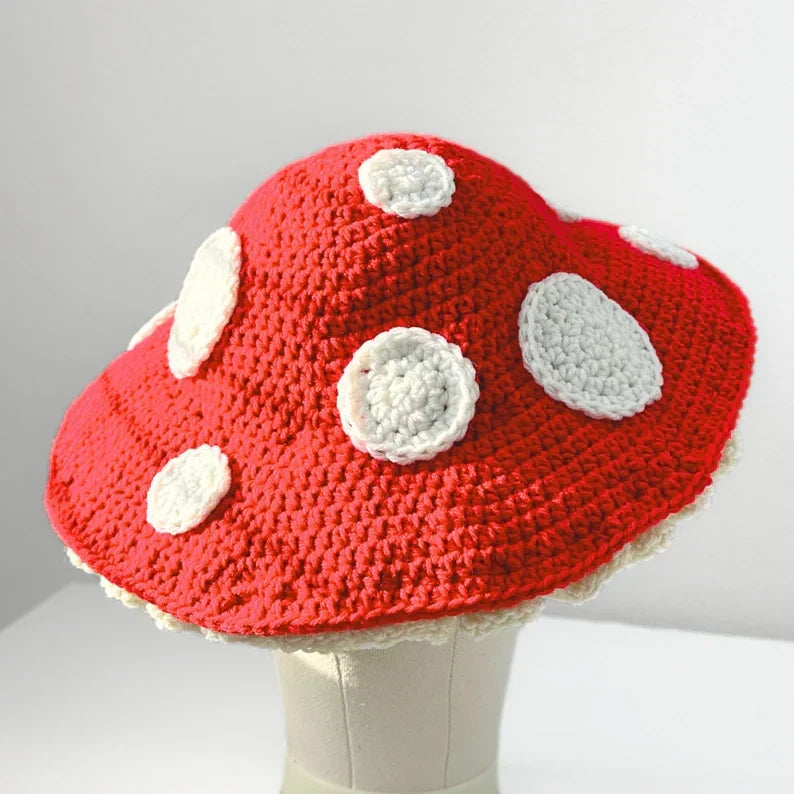 Mushroom beach Hat crochet pattern