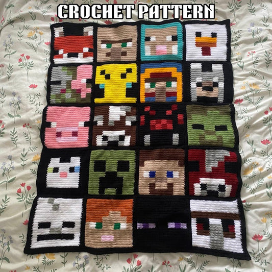 STARDEW VALLEY Mining Game Crochet Blanket PATTERN