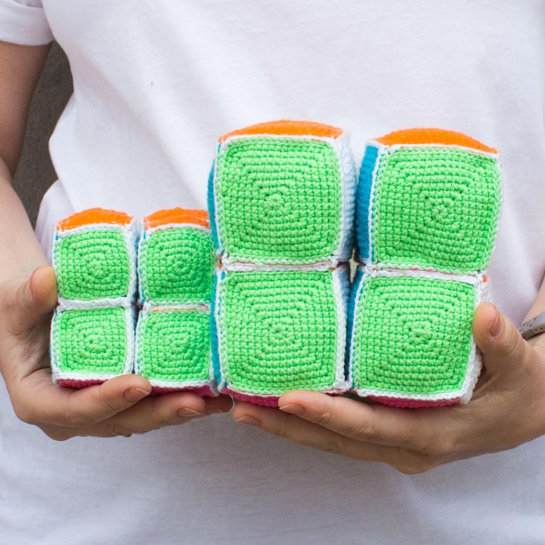 Rubik's cube Crochet Pattern