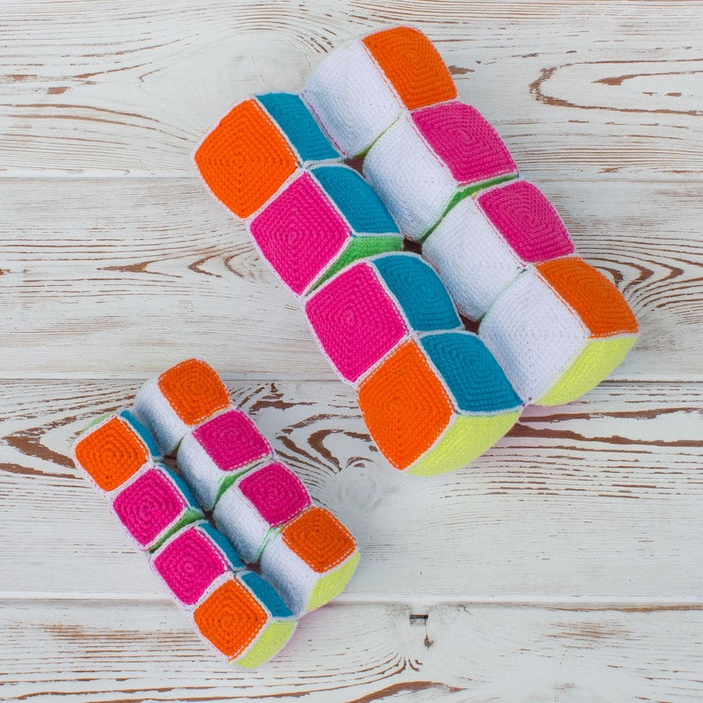 Rubik's cube Crochet Pattern