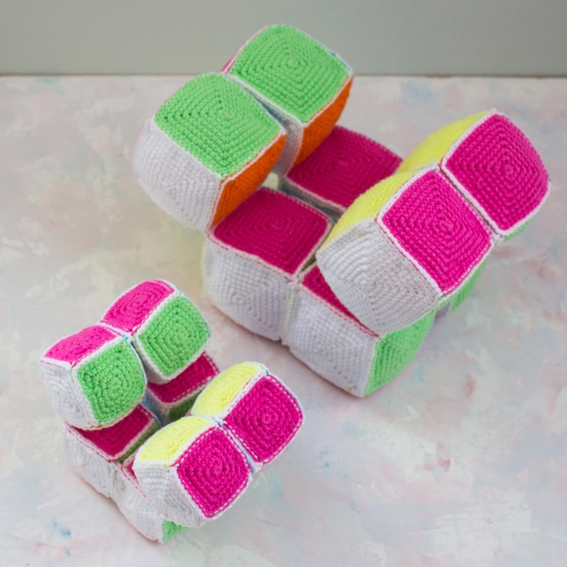 Rubik's cube Crochet Pattern