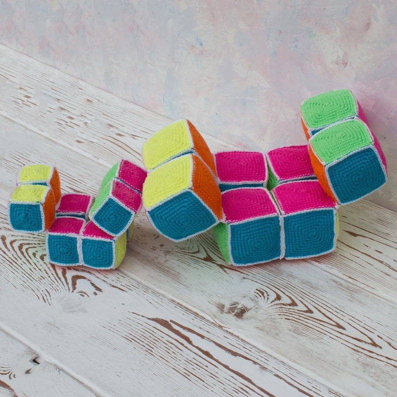 Rubik's cube Crochet Pattern