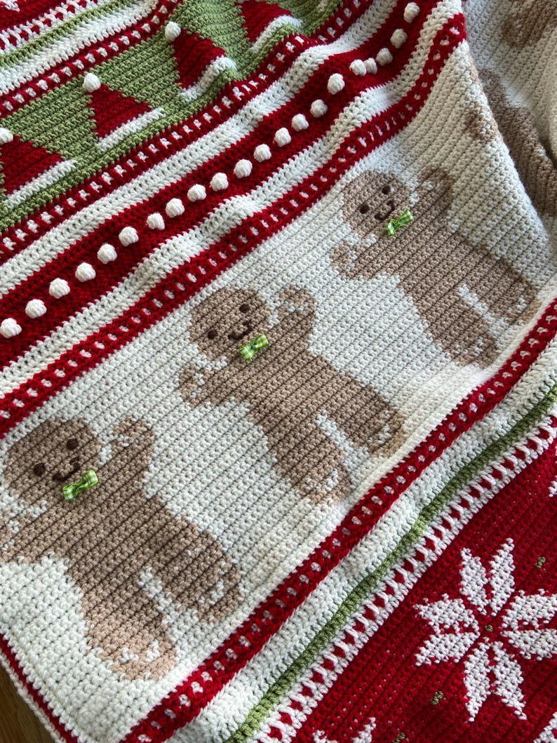 Christmas Blanket Crochet Pattern
