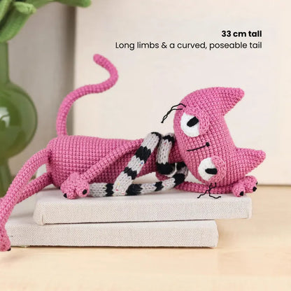 Tired Cat Crochet Pattern + Free cat pillow pattern